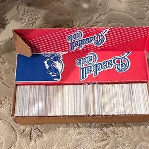 Baseball football and soccer and basketball about 200 to 250 cards.